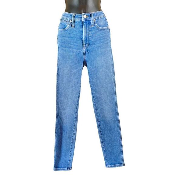 Madewell Light Wash 10” High-rise Skinny Jeans - Picture 1 of 9